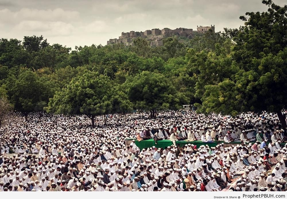 Eid al-Fitr prayers in Hyderabad, India (2013) - Photos -