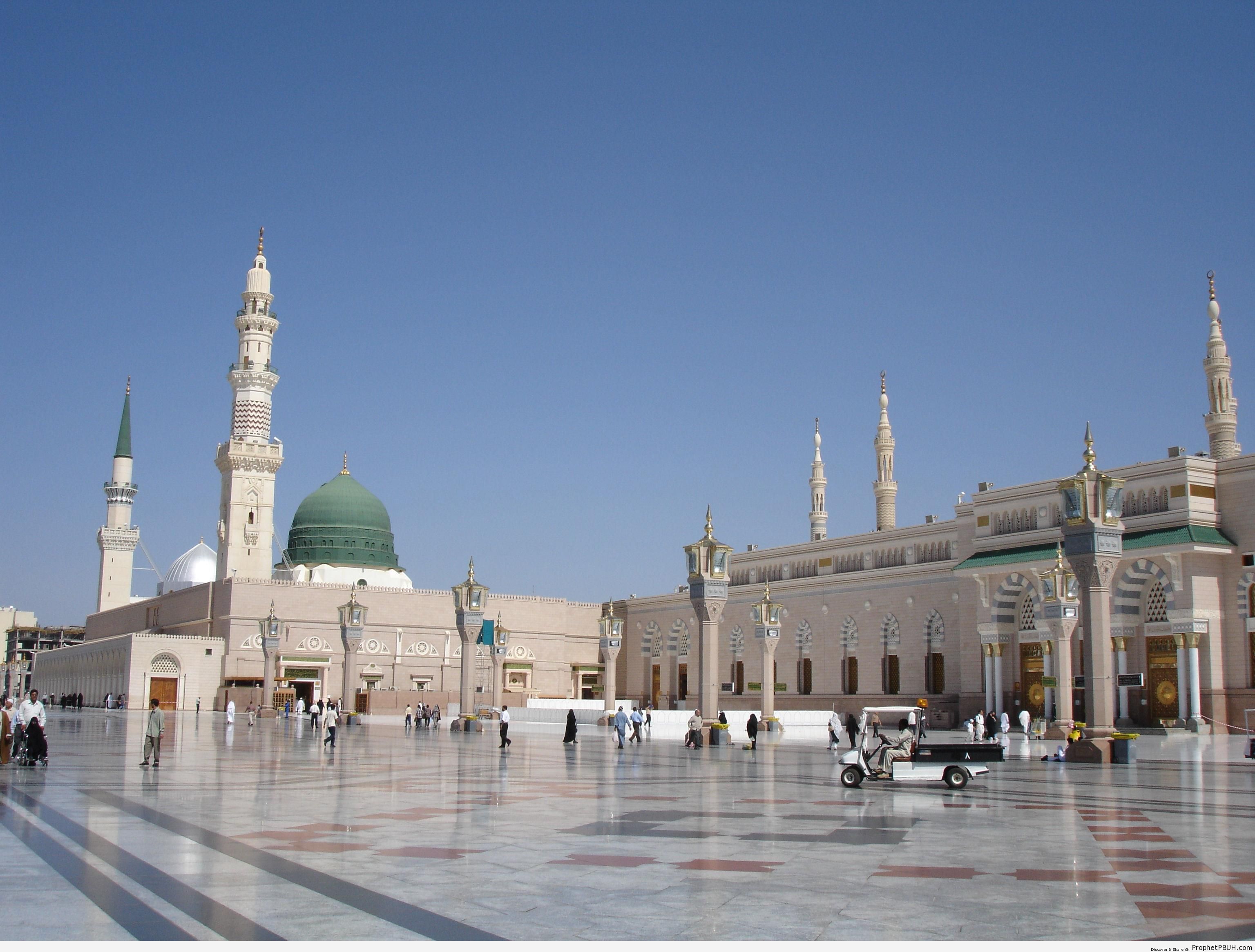 Mosque Of The Prophet Al Masjid An Nabawi The Prophets Mosque In Madinah Saudi Arabia