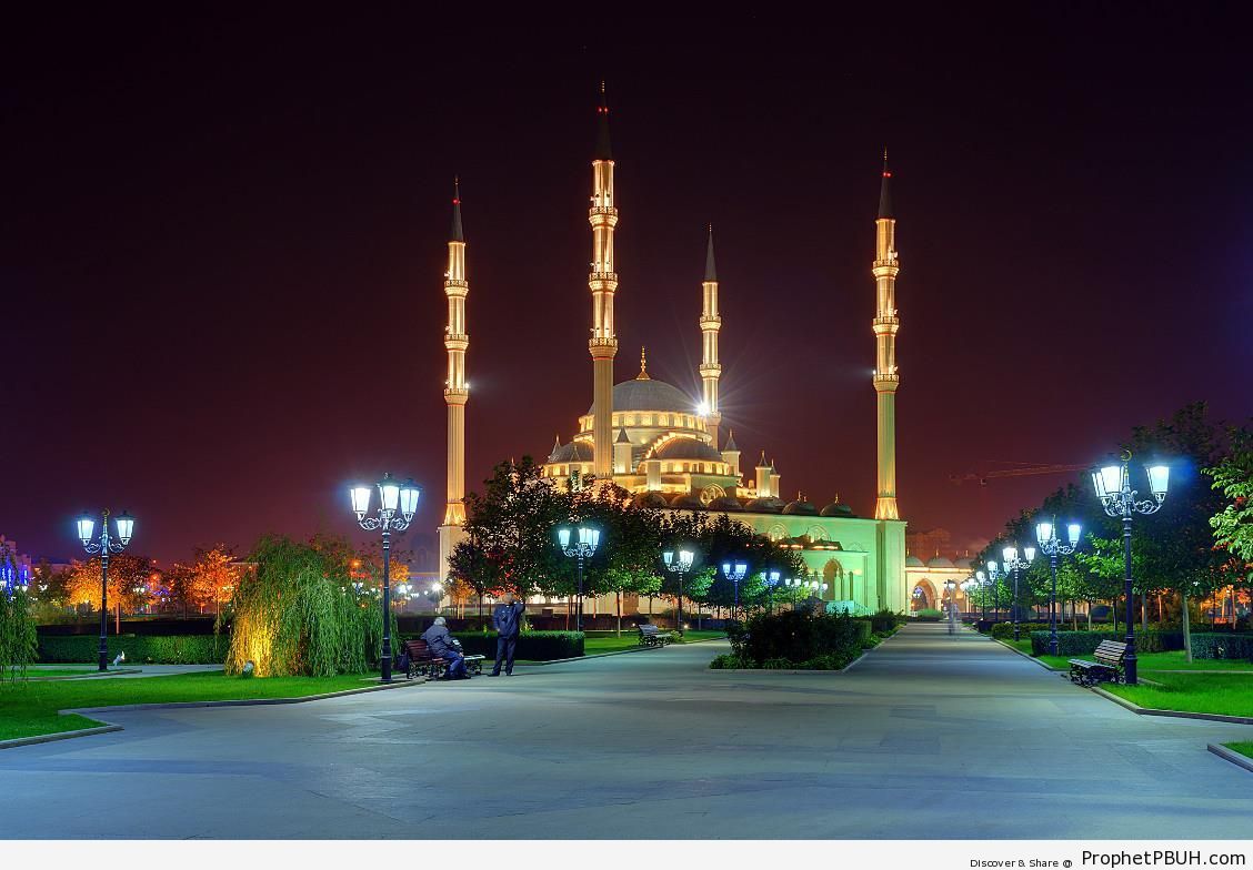 The Heart of Chechnya Mosque in Grozny, Chechnya - Chechnya -Picture