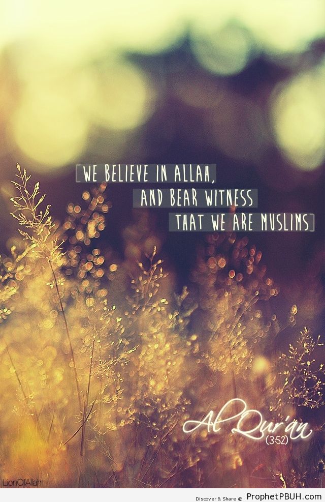 We believe - Islamic Quotes, Hadiths, Duas