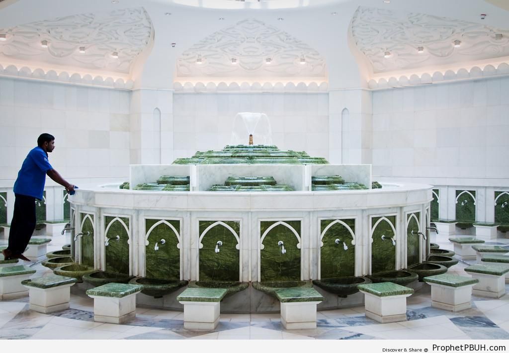 Ablution Room At Sheikh Zayed Grand Mosque Abu Dhabi Abu Dhabi