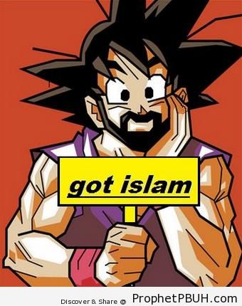 Goku, Muslim and Bearded (Dragon Ball Z Manga Character) - Drawings