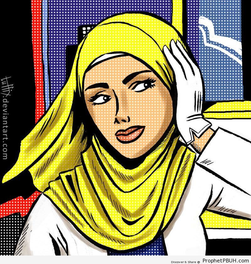 Hijabi Girl - Drawings 