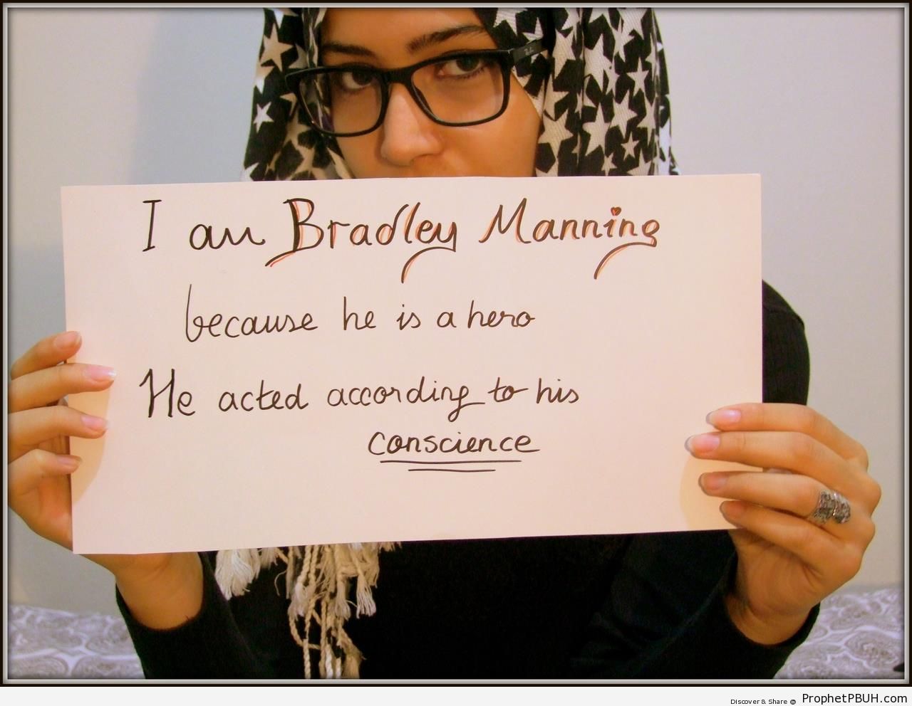 I am Bradley Manning Poster - Bradley Manning Posters 