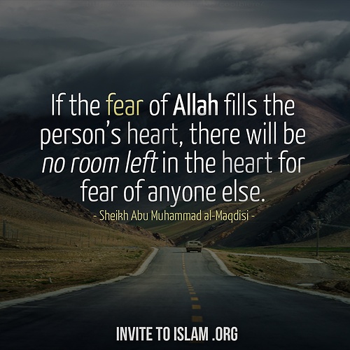 Fear of Allah SWT