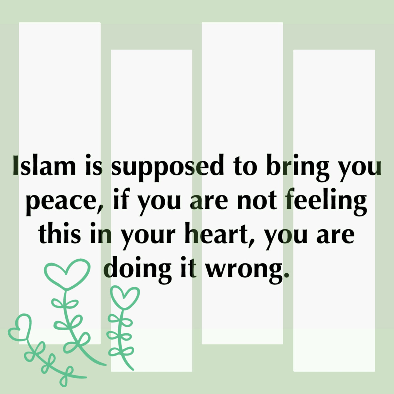 Islam brings peace